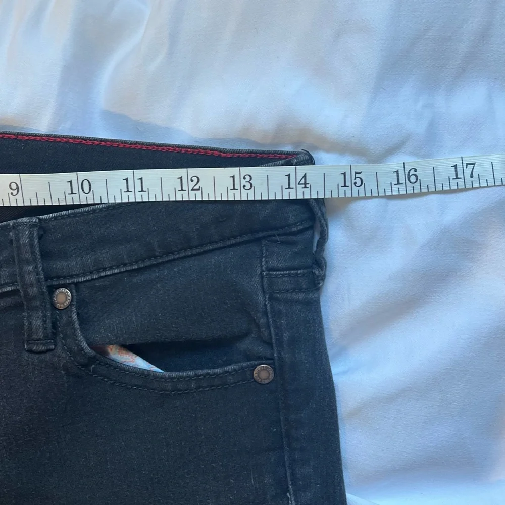 Johnny Was Black Demin Jeans Size 27 - Picture 7 of 11